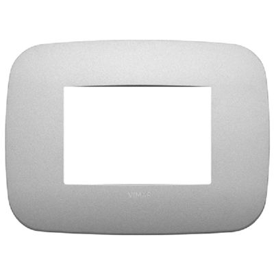 Vimar 19683.23 Arke - placca 3 moduli argento matt