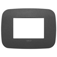 Vimar 19683.21 Arke - 3-module plate in matt graphite