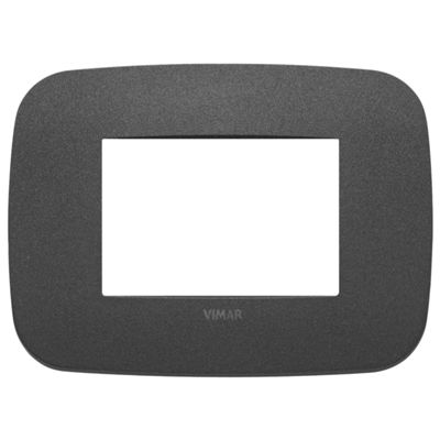 Vimar 19683.21 Arke - Plaque 3 modules en graphite mat