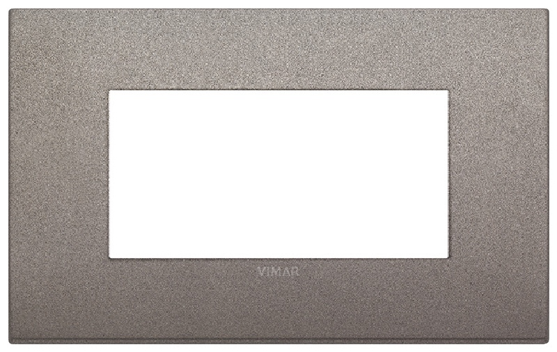 Vimar 19654.04 Arke - 4-module plate in matt titanium