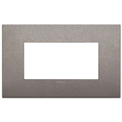 Vimar 19654.04 Arke - Plaque 4 modules en titane mat