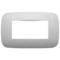 Vimar 19684.23 Arke - 4-module plate in matt silver