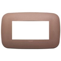 Vimar 19684.24 Arke - 4-module plate in matt bronze