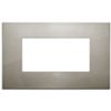 Vimar 19654.08 Arke - 4-module brushed steel plate