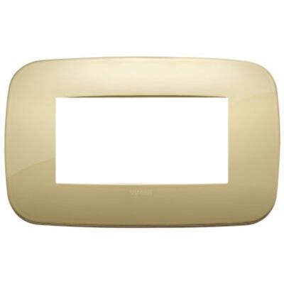 Vimar 19684.27 Arke - Placa oro 4 módulos