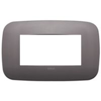 Vimar 19684.29 Arke - placca 4 moduli nichel dark
