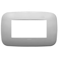 Vimar 19684.30 Arke - 4-module plate in matt nickel