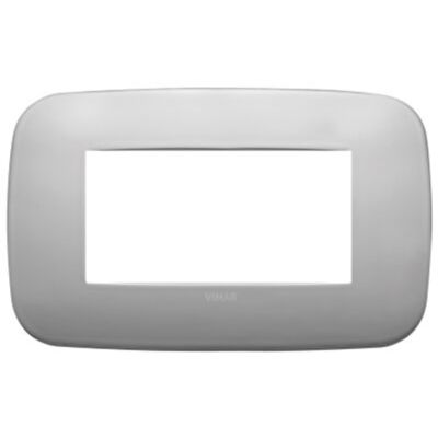 Vimar 19684.30 Arke - Plaque 4 modules en nickel mat
