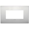 Vimar 19654.15 Arke - Placa 4 módulos aluminio natural