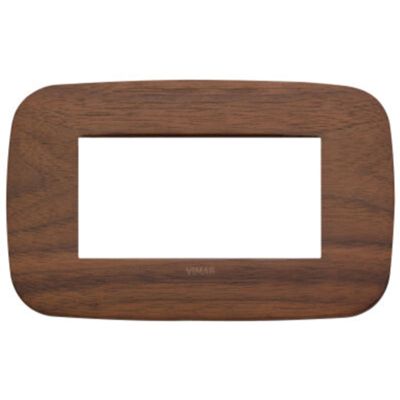 Vimar 19684.51 Arke - Assiette 4 modules en noyer