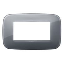Vimar 19684.61 Arke - Placa 4 módulos gris ahumado