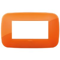 Vimar 19684.63 Arke - Placa naranja 4 módulos