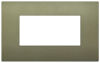 Arke - placca Classic Color-Tech in tecnopolimero 4 posti verde matt