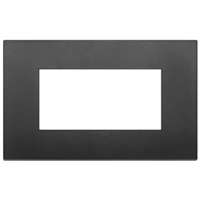 Vimar 19654.71 Arke - placca 4 moduli nero