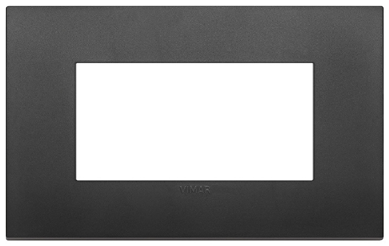 Vimar 19654.71 Arke - 4-module black plate