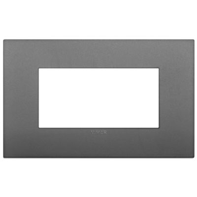 Vimar 19654.72 Arke - Placa 4 módulos gris