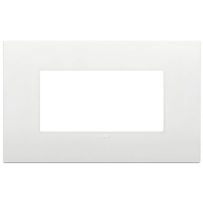 Vimar 19654.74 Arke - Placa 4 módulos blanca