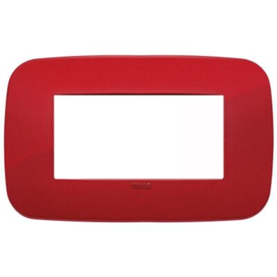 Vimar 19684.85 Arke - placca 4 moduli rosso matt