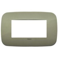 Vimar 19684.87 Arke - placa 4 módulos verde