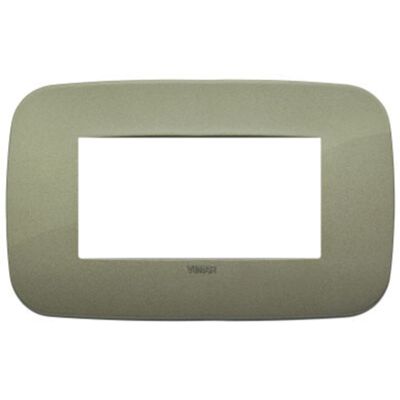 Vimar 19684.87 Arke - green 4-module cover plate