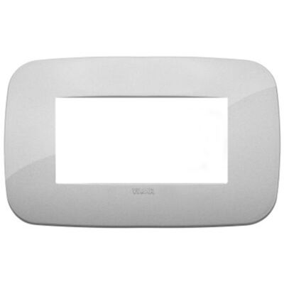 Vimar 19684.89 Arke - placca 4 moduli silver