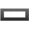 Vimar 19657.01 Arke - 7-module plate in matt graphite