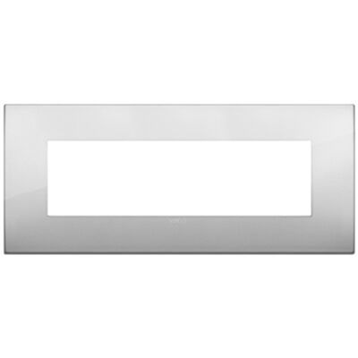 Vimar 19657.03 Arke - placca 7 moduli argento
