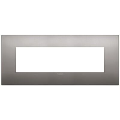 Vimar 19654.10 Arke - Plaque nickel noir 7 modules