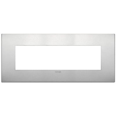 Vimar 19657.15 Arke - Placa 7 módulos aluminio natural