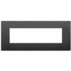 Vimar 19657.71 Arke - 7-module black plate