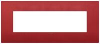 Vimar 19657.75 Arke - placca 7 moduli rosso matt