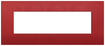 Vimar 19657.75 Arke - Plaque 7 modules en rouge mat