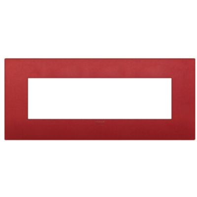 Vimar 19657.75 Arke - Plaque 7 modules en rouge mat