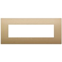Vimar 19657.78 Arke - 7-module plate in matt gold