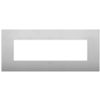 Vimar 19657.79 Arke - 7 module plate in matt silver
