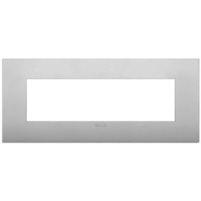 Vimar 19657.79 Arke - Placa 7 módulos en plata mate