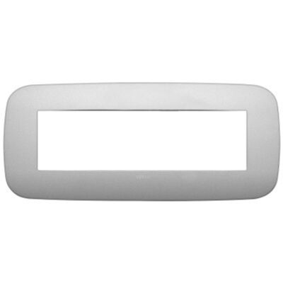 Vimar 19687.23 Arke - 7 module plate in matt silver