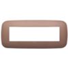 Vimar 19687.24 Arke - 7-module plate in matt bronze