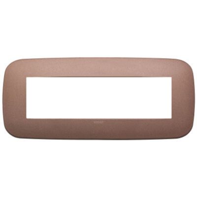 Vimar 19687.24 Arke - 7-module plate in matt bronze