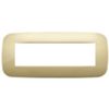 Vimar 19687.27 Arke - placca 7 moduli oro