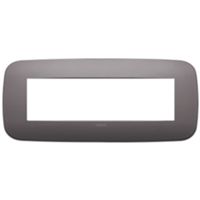Vimar 19687.29 Arke - placca 7 moduli nichel dark