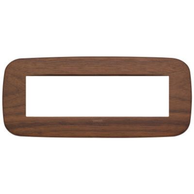 Vimar 19687.51 Arke - 7-module walnut plate