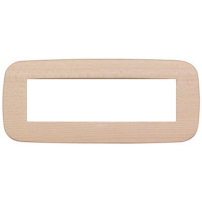 Vimar 19687.53 Arke - 7-module maple plate