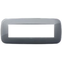 Vimar 19687.61 Arke - Placa 7 módulos gris ahumado