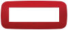 Vimar 19687.85 Arke - placca 7 moduli rosso matt