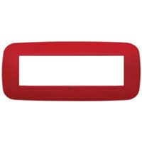 Vimar 19687.85 Arke - placca 7 moduli rosso matt
