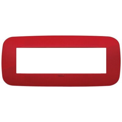 Vimar 19687.85 Arke - placca 7 moduli rosso matt