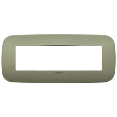 Vimar 19687.87 Arke - placa 7 módulos verde