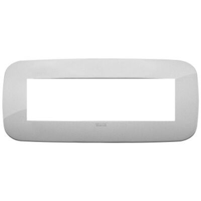 Vimar 19687.89 Arke - Placa plateada 7 módulos