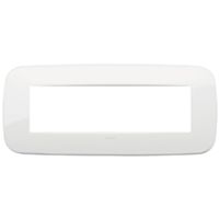Vimar 19687.84 Arke - Placa 7 módulos blanca